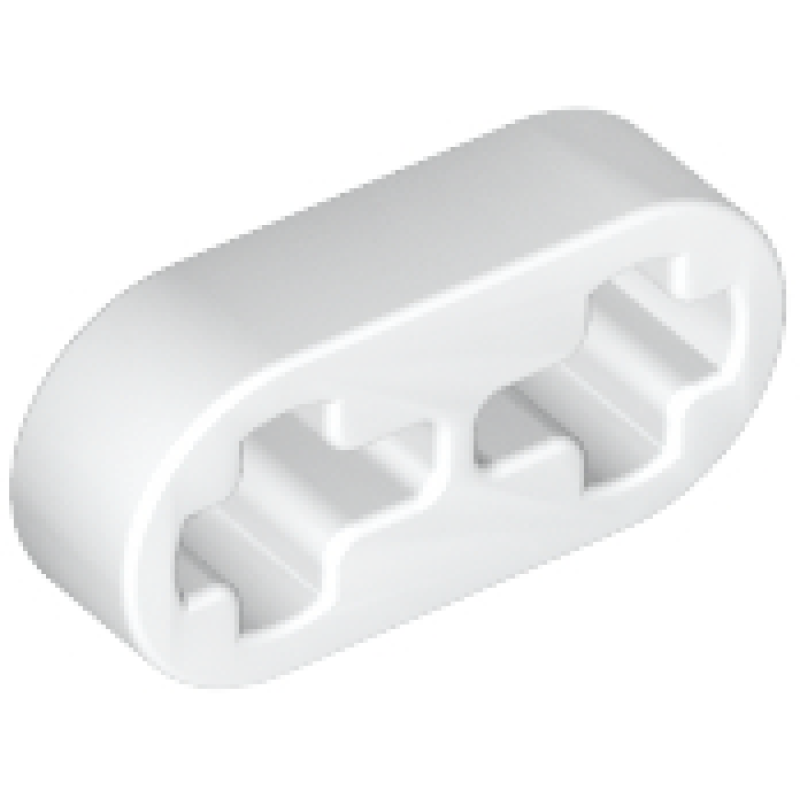 Technic, Hefbalk Dun 1x2 White
